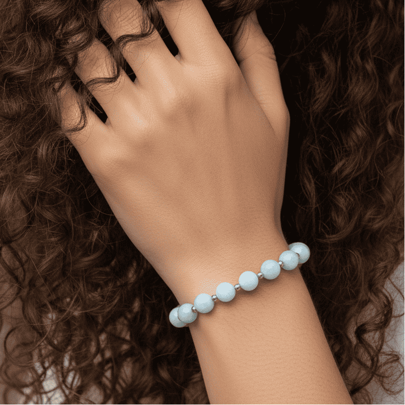 Bracelet en Aigue - Marine