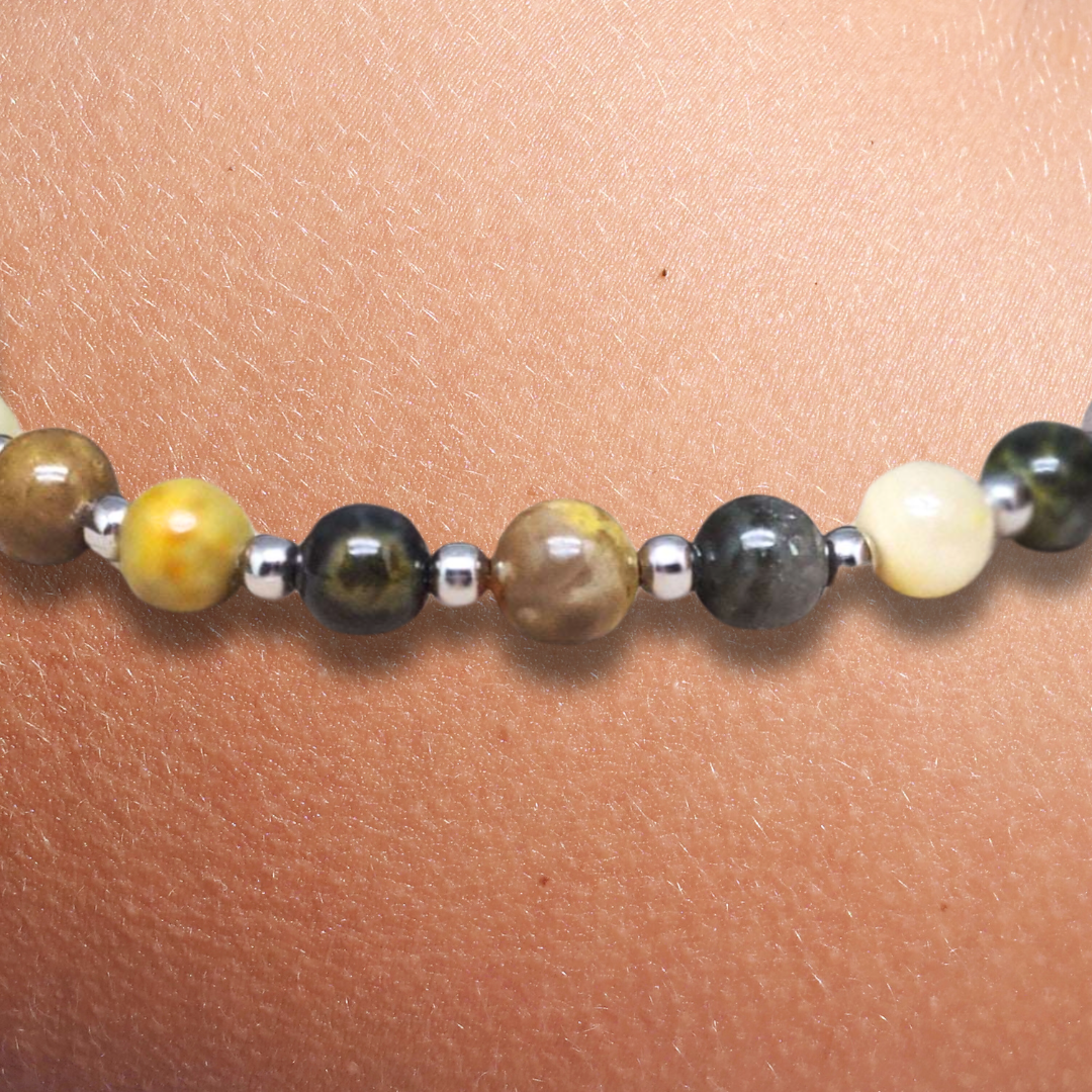Bracelet en Bumble Bee 6mm - ENAE Minéraux