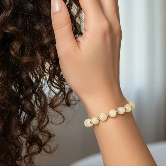 Bracelet en Calcite jaune