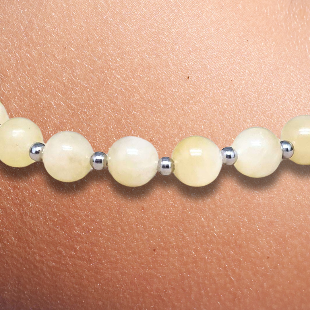 Bracelet en Calcite jaune - ENAE Minéraux