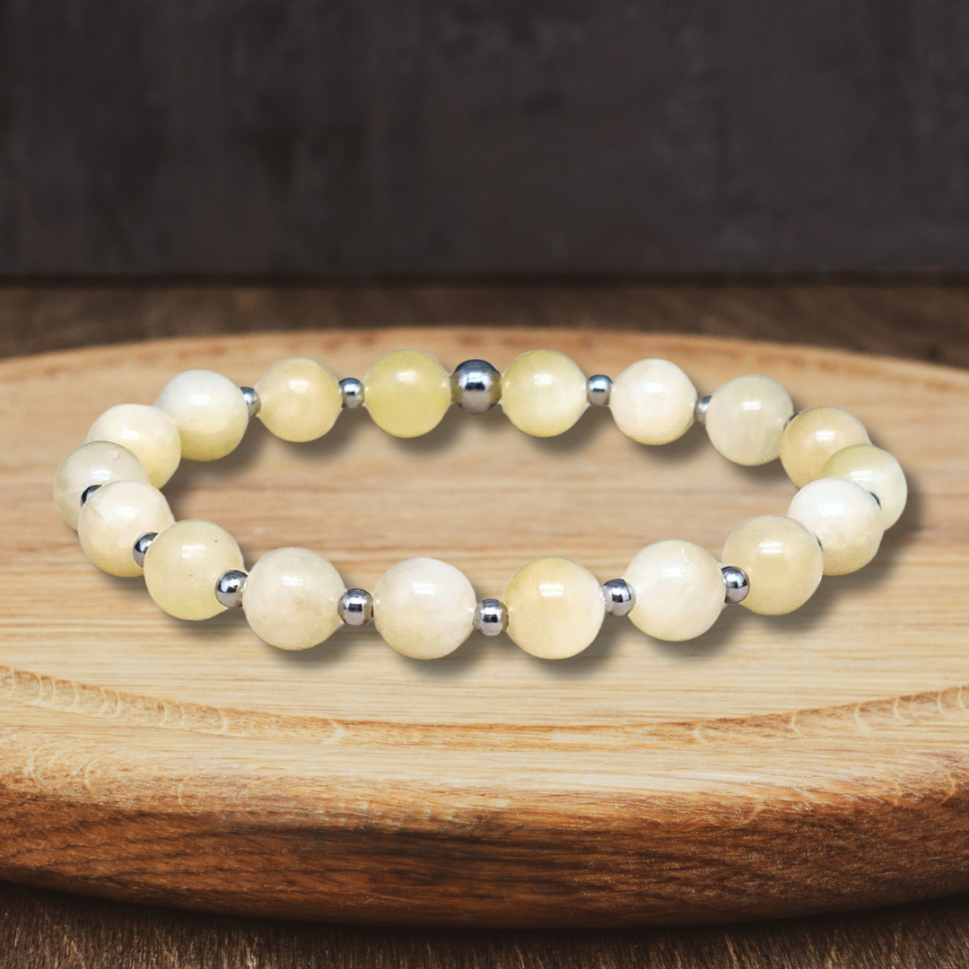 Bracelet en Calcite jaune - ENAE Minéraux