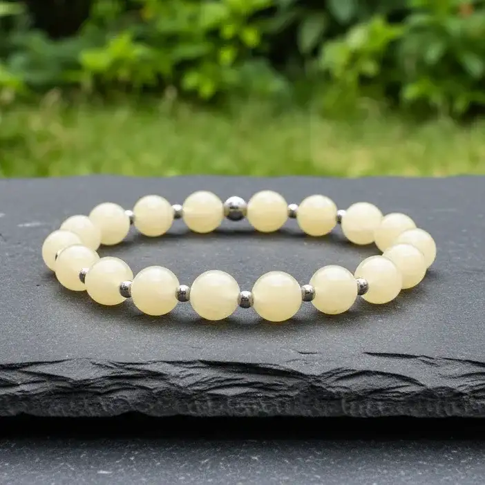 Bracelet en Calcite jaune - 21