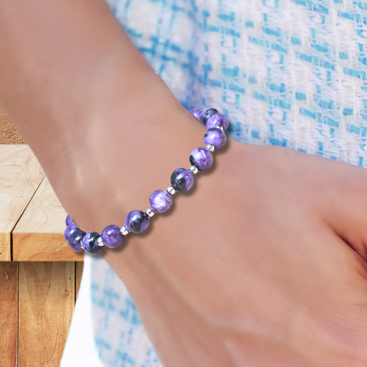 Bracelet en Charoïte