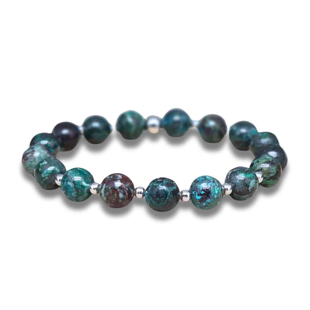 Bracelet en Chrysocolle - ENAE Minéraux