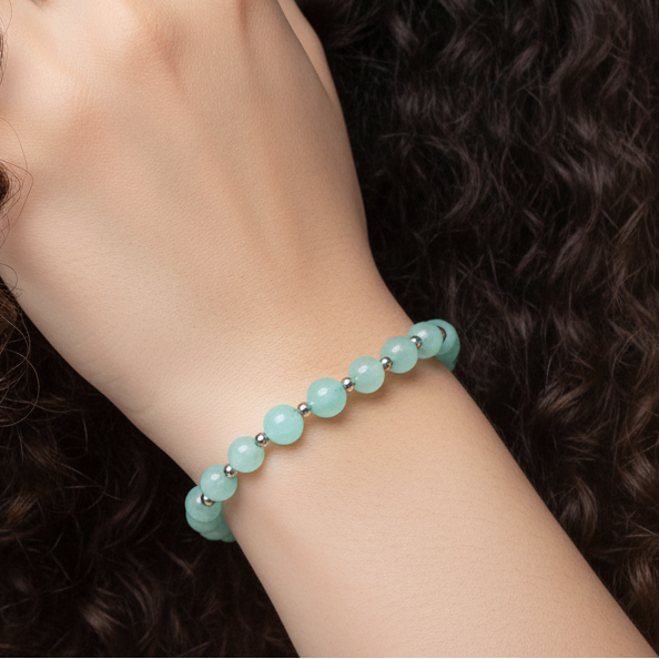 Bracelet en Chrysoprase