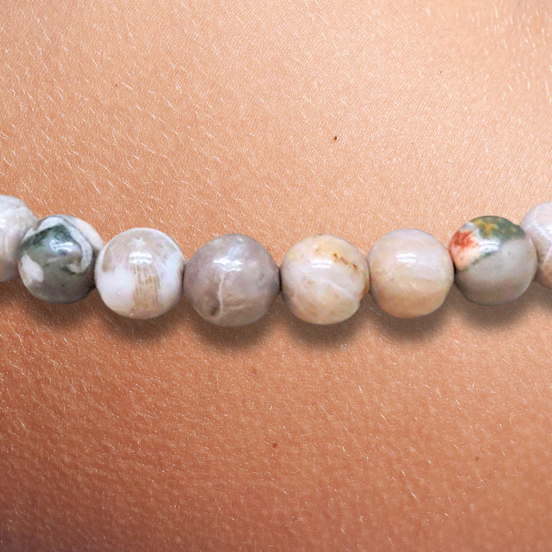 Bracelet en Corail fossilisé