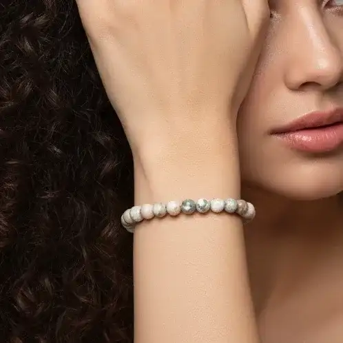 Bracelet en Corail fossilisé