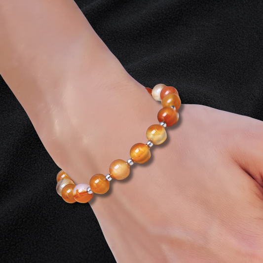 Bracelet en Cornaline