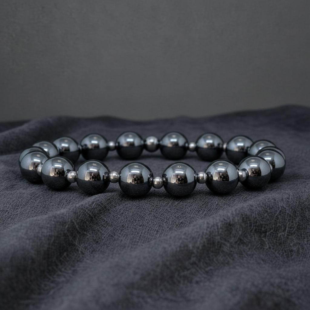 Bracelet en Hématite véritable