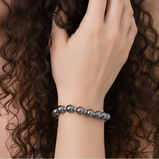 Bracelet en Hématite véritable