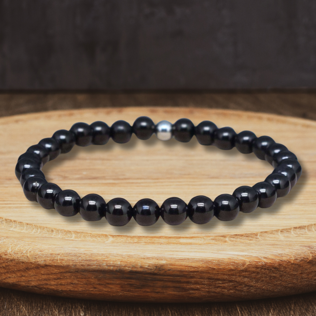 Bracelet en Jais (ou Jet) - ENAE Minéraux