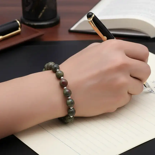 Bracelet en Jaspe Sang de dragon