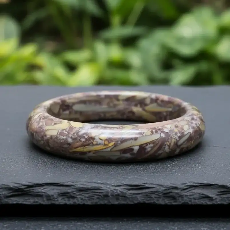 Bracelet jonc en Marbre Sabalgarh (BR402 - 2)