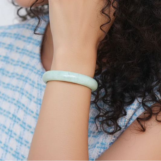 Bracelet jonc en Serpentine (BR403-3)