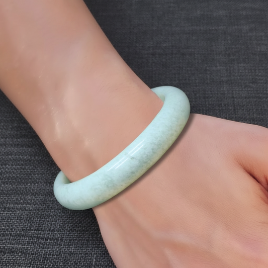 Bracelet jonc en Serpentine (BR403-3)