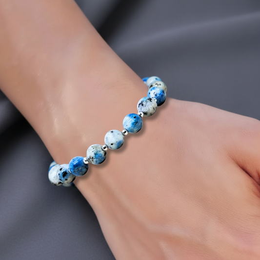 Bracelet en K2 (Azurite et Granite)