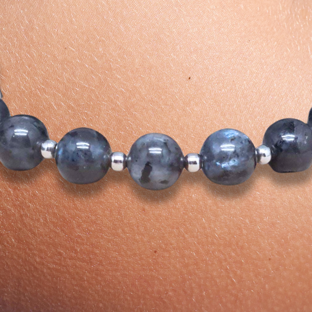 Bracelet en Larvikite
