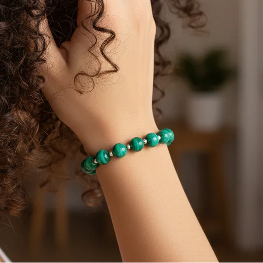 Bracelet en Malachite 8mm