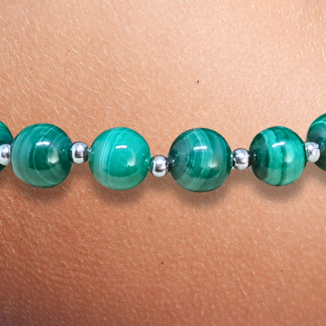 Bracelet en Malachite 6mm