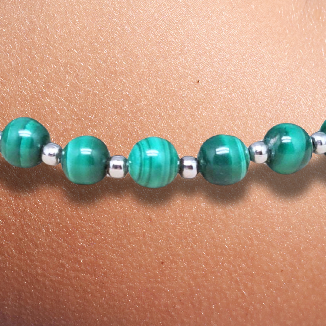 Bracelet en Malachite 6mm