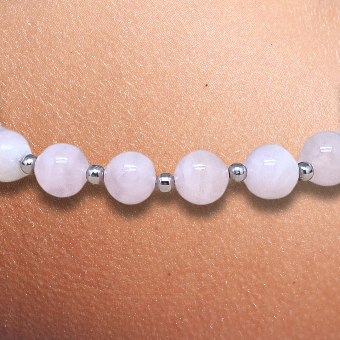 Bracelet en Morganite - ENAE Minéraux