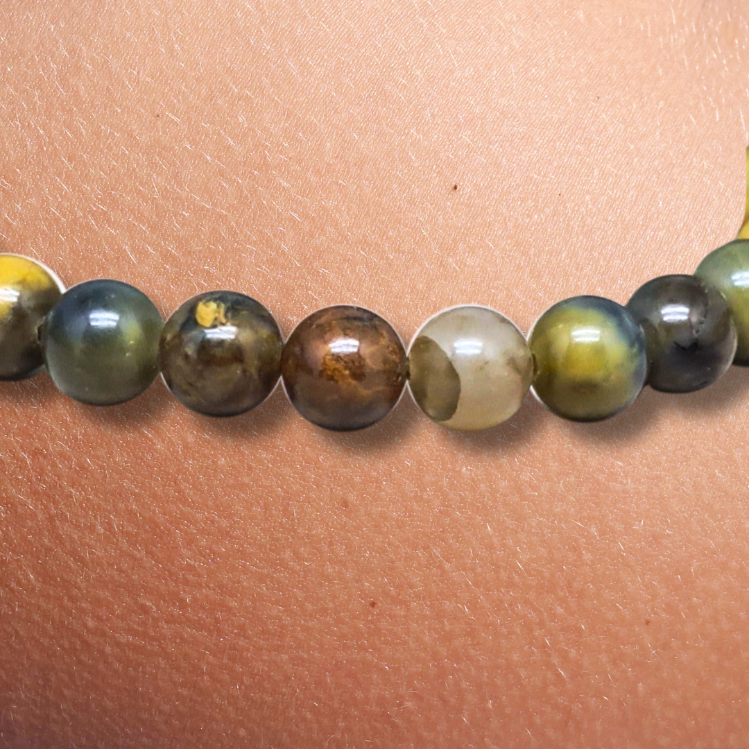 Bracelet en Nellite (Pietersite) - ENAE Minéraux