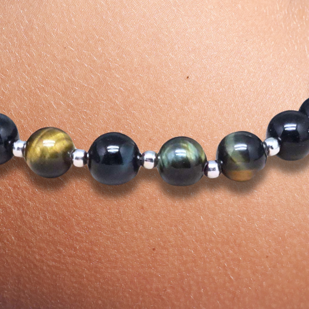 Bracelet en Œil de Faucon - ENAE Minéraux