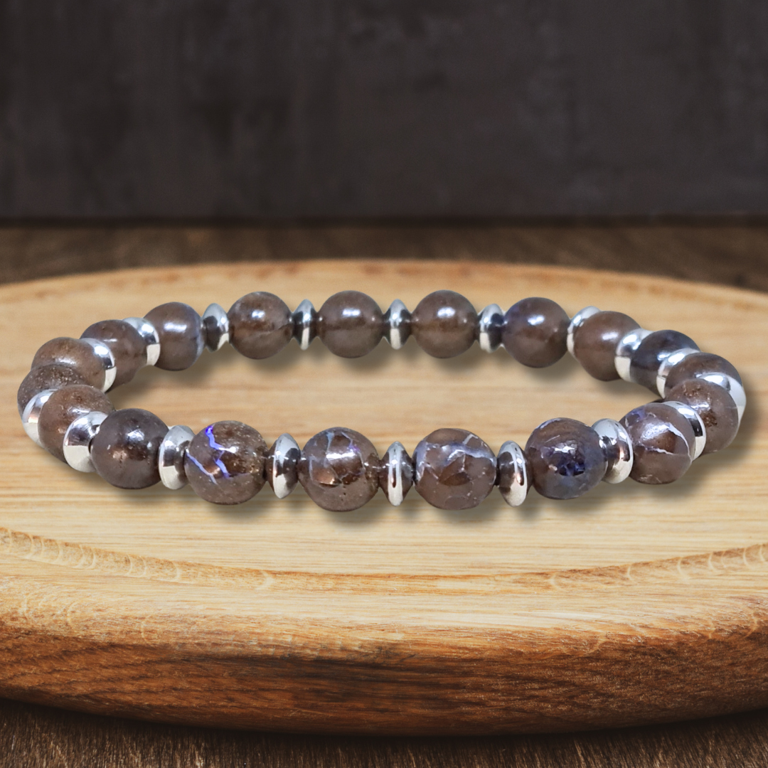 Bracelet en Opale Boulder - ENAE Minéraux