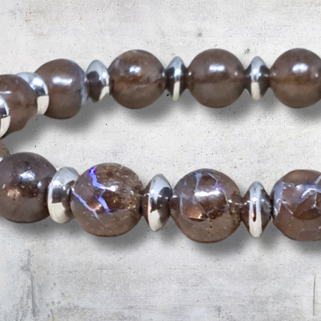 Bracelet en Opale Boulder - ENAE Minéraux