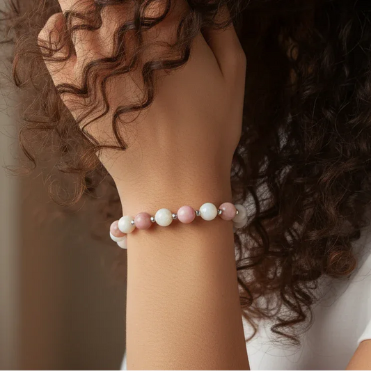 Bracelet en Opale rose