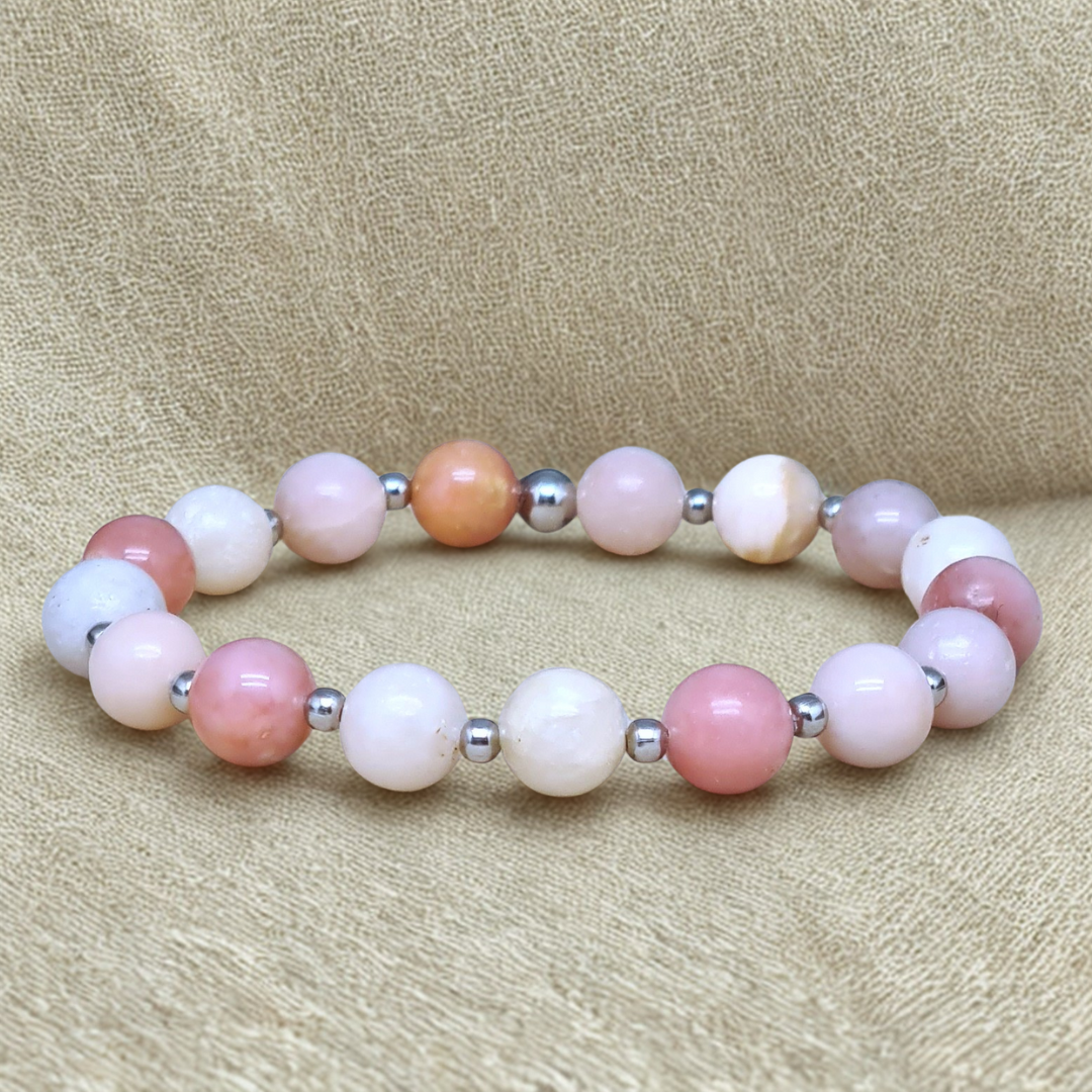 Bracelet en Opale rose