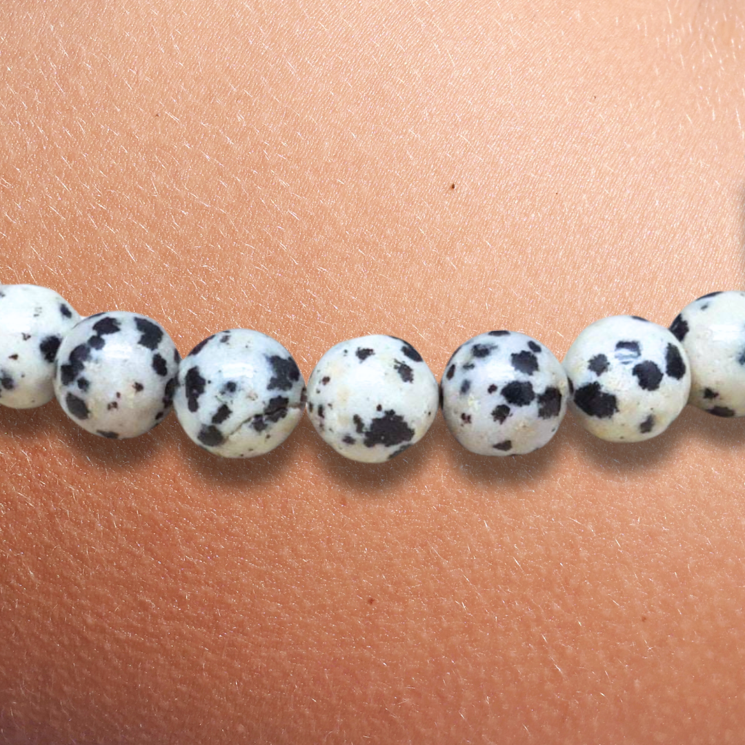 Bracelet en Pierre Dalmate - ENAE Minéraux