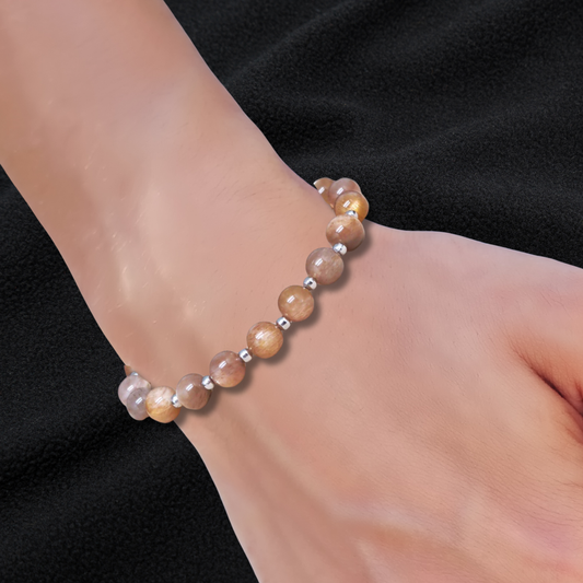 Bracelet en Pierre de Soleil