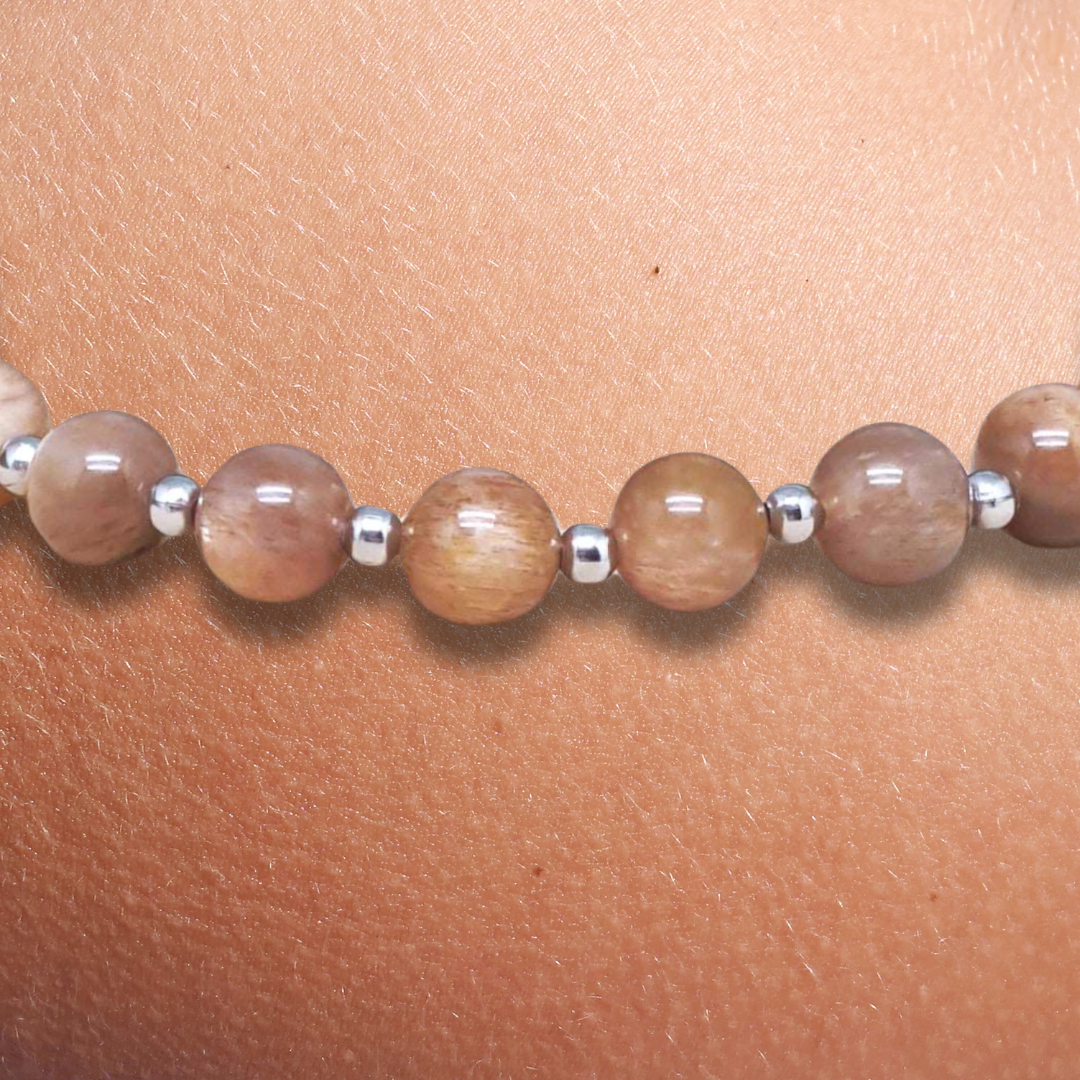 Bracelet en Pierre de Soleil - ENAE Minéraux
