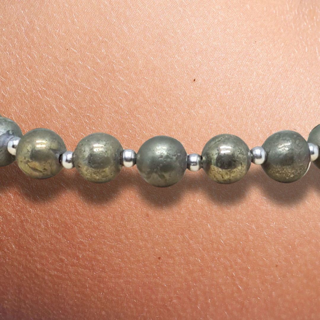 Bracelet en Pyrite - ENAE Minéraux