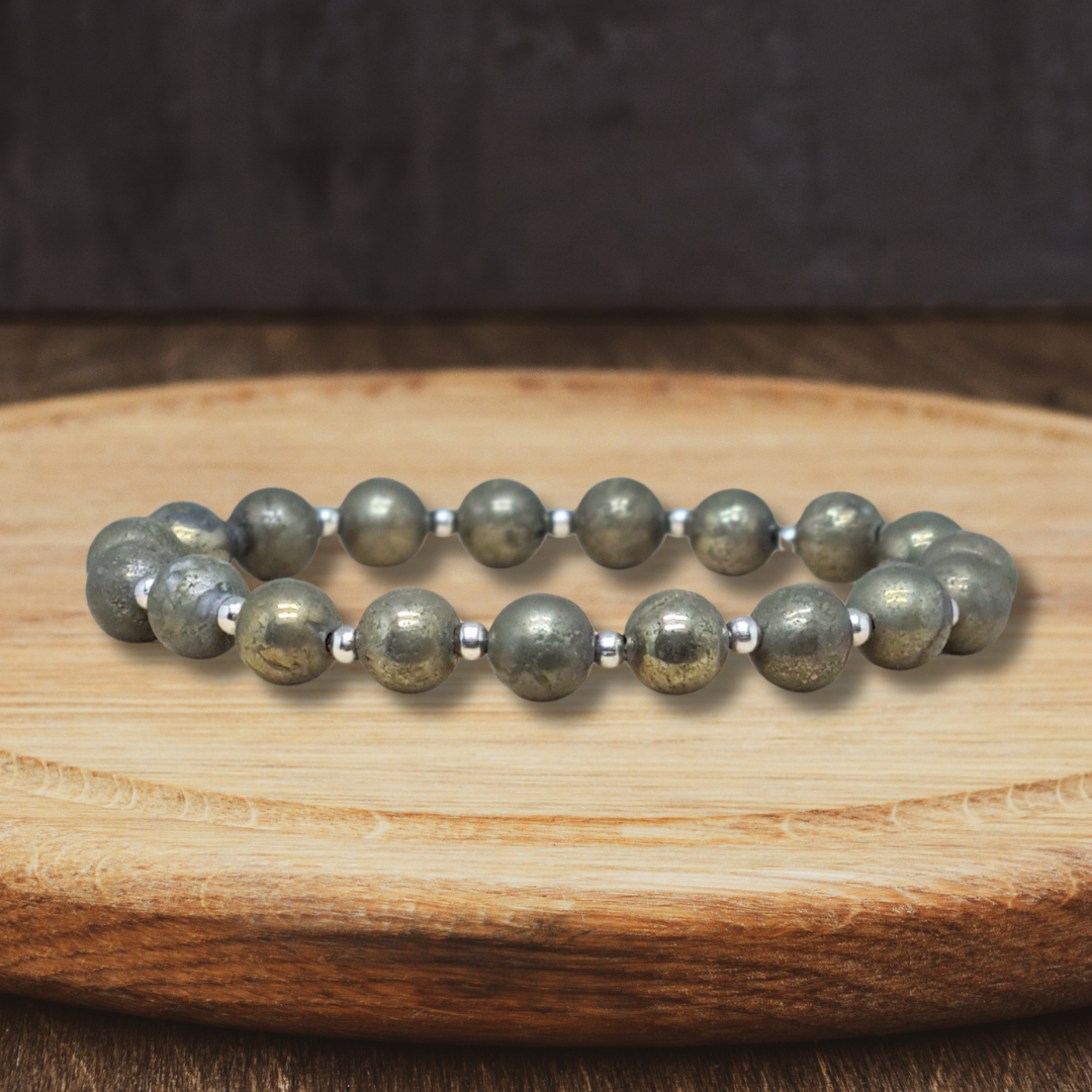 Bracelet en Pyrite - ENAE Minéraux