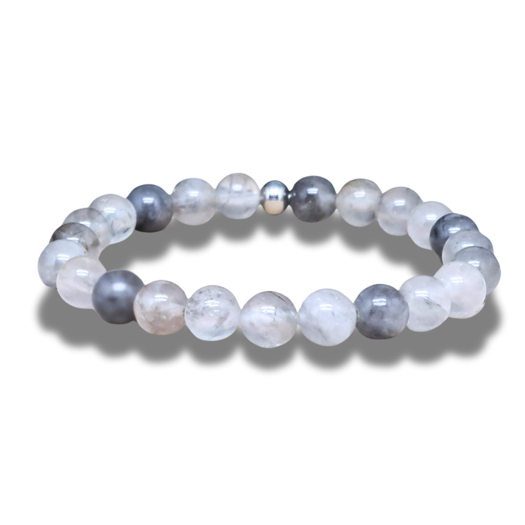 Bracelet en Quartz gris