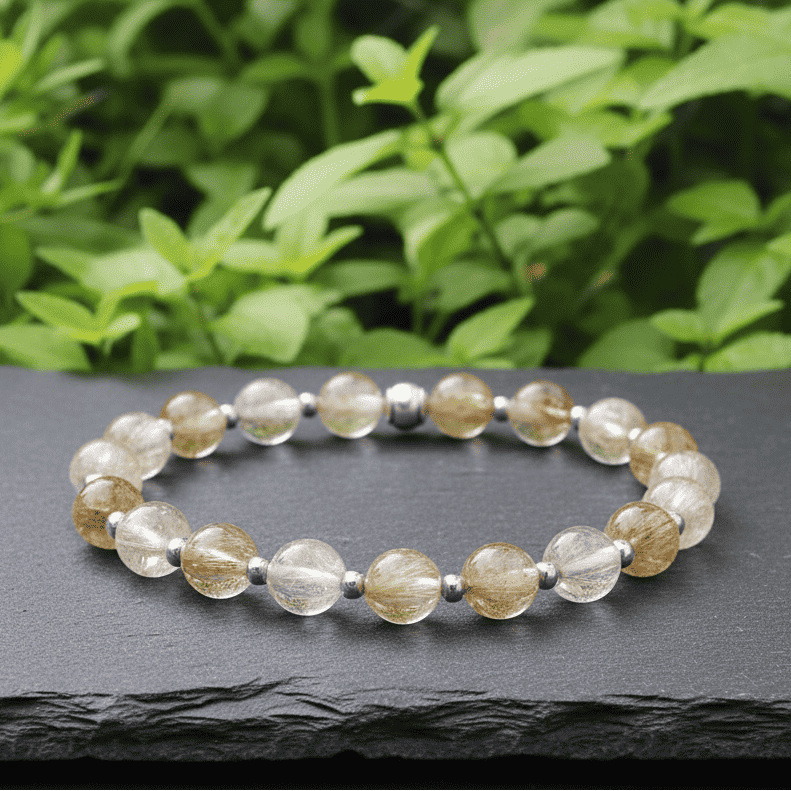 Bracelet en Quartz Rutile - 21