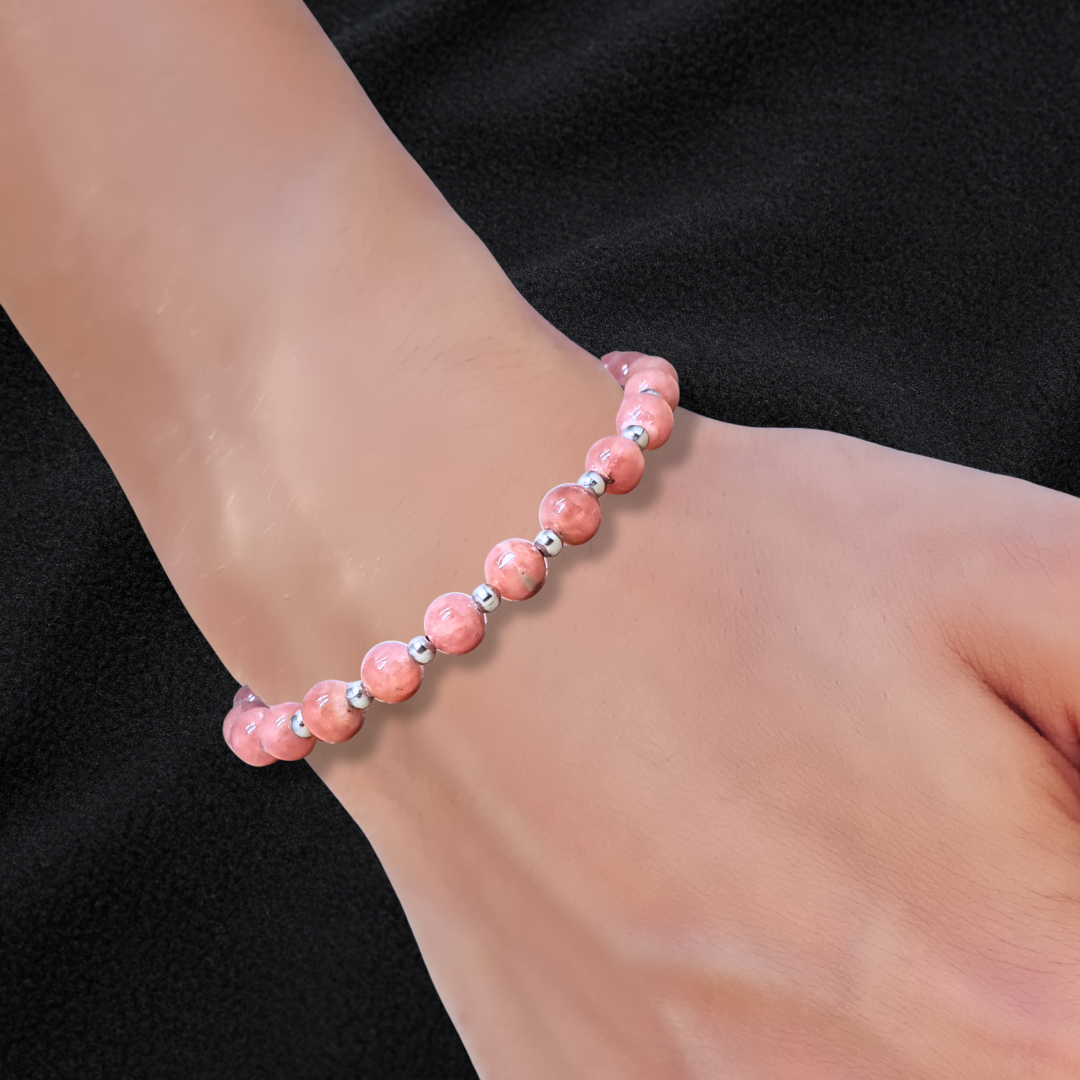 Bracelet en Rhodochrosite 8mm