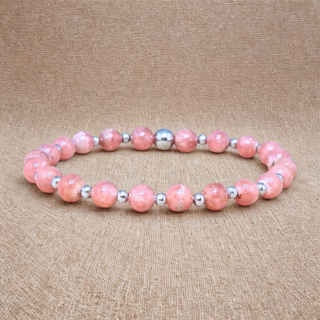 Bracelet en Rhodochrosite