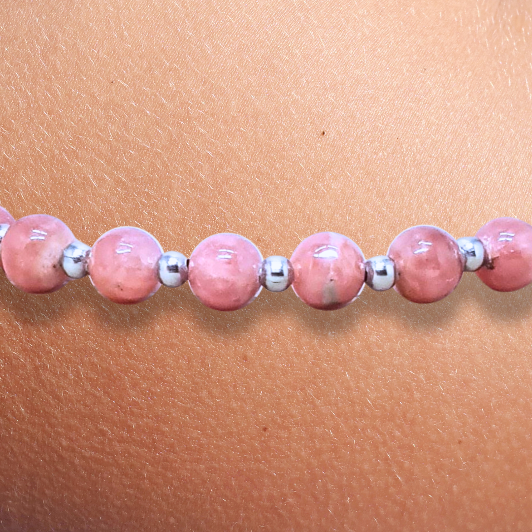 Bracelet en Rhodochrosite
