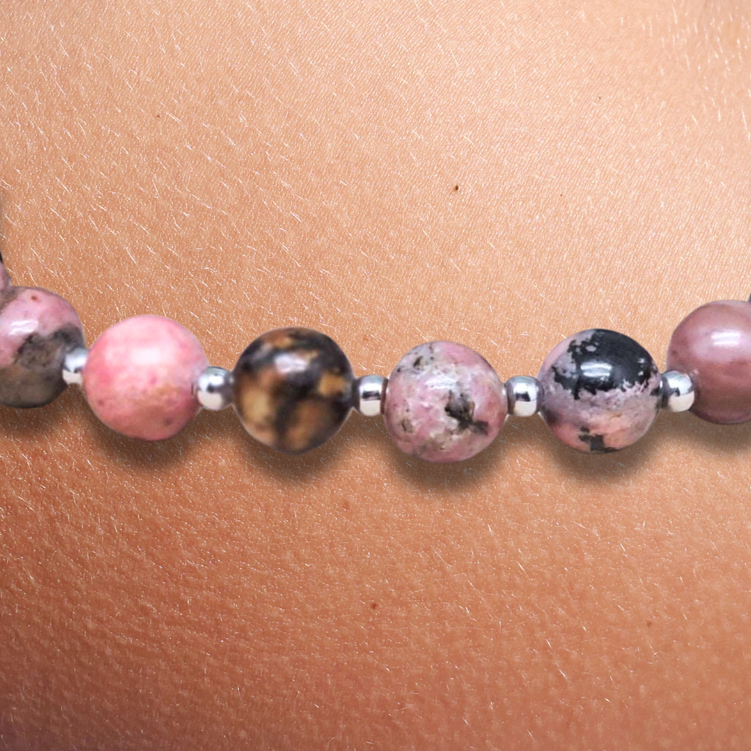 Bracelet en Rhodonite - ENAE Minéraux
