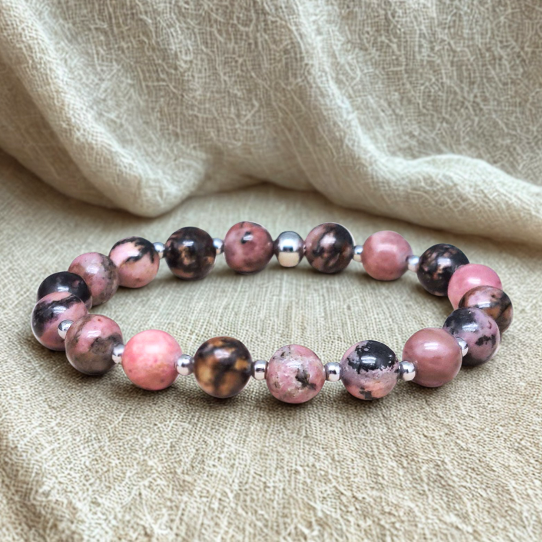 Bracelet en Rhodonite