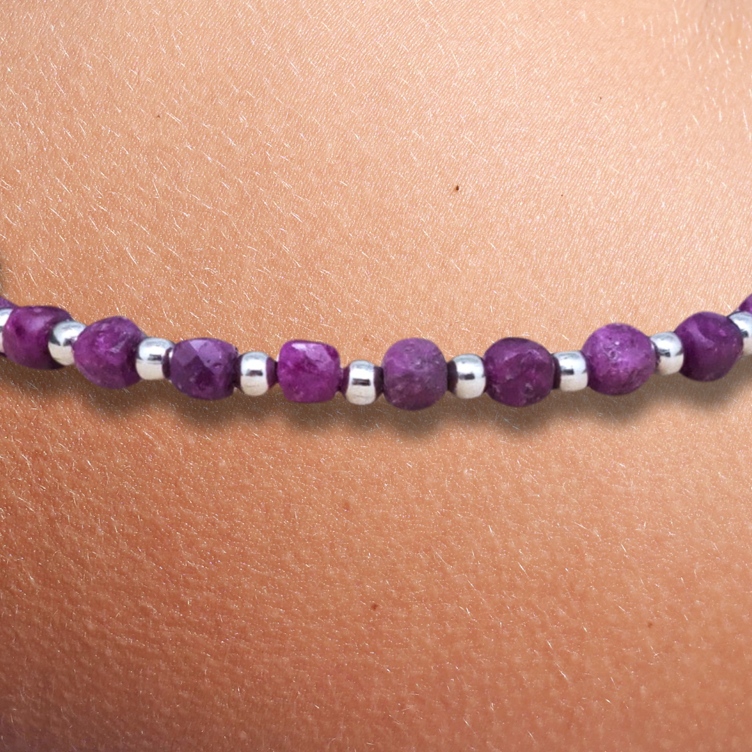 Bracelet en Rubis - ENAE Minéraux