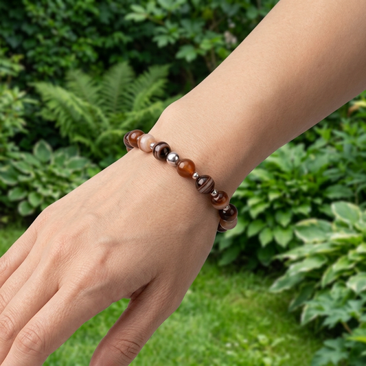 Bracelet en Sardonyx