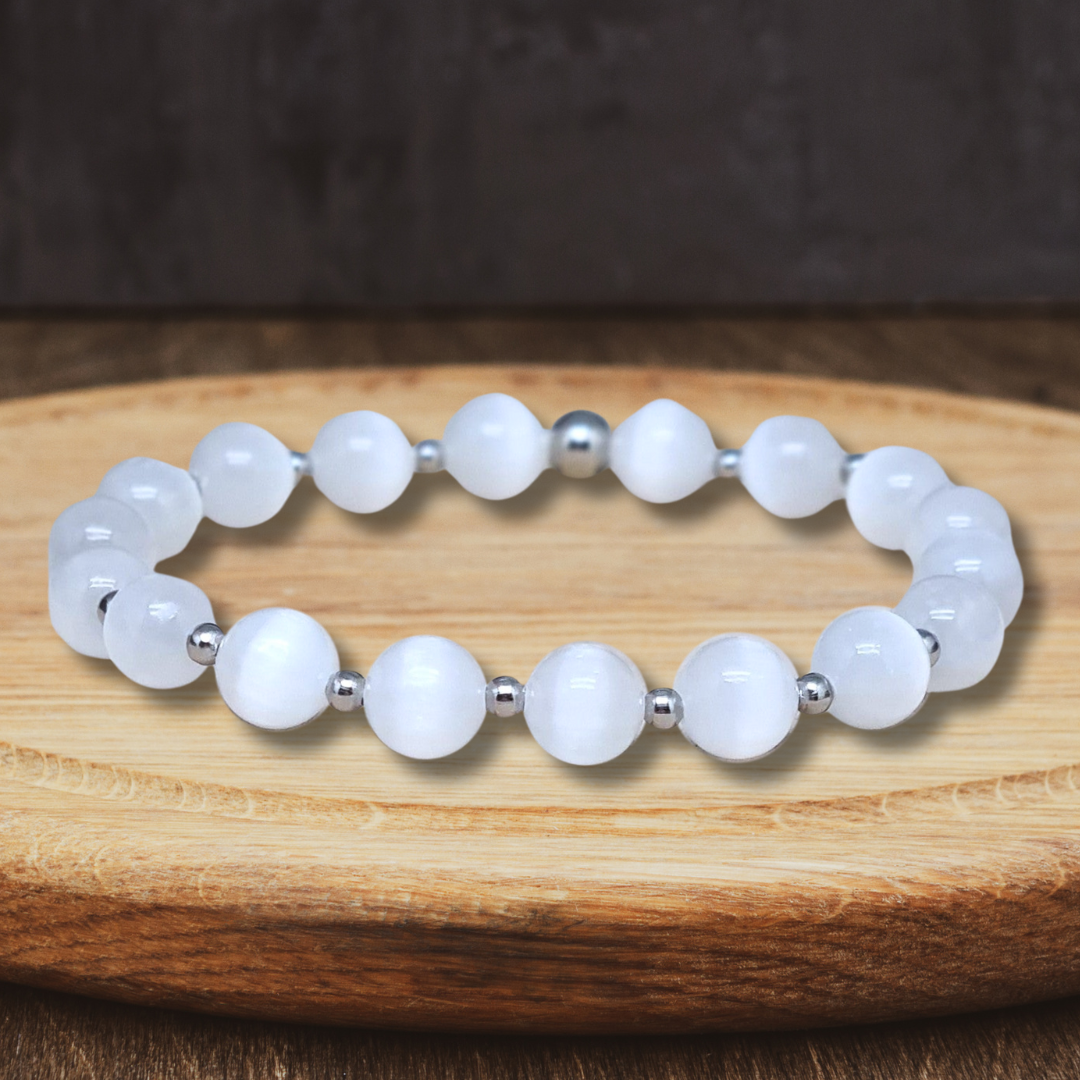 Bracelet en Sélénite - ENAE Minéraux