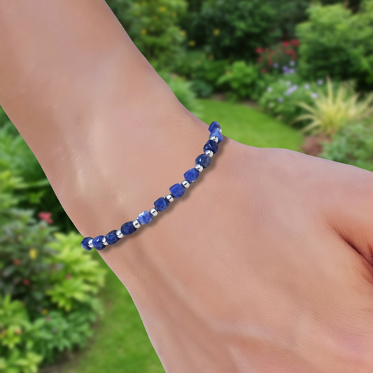 Bracelet en Sodalite 4mm