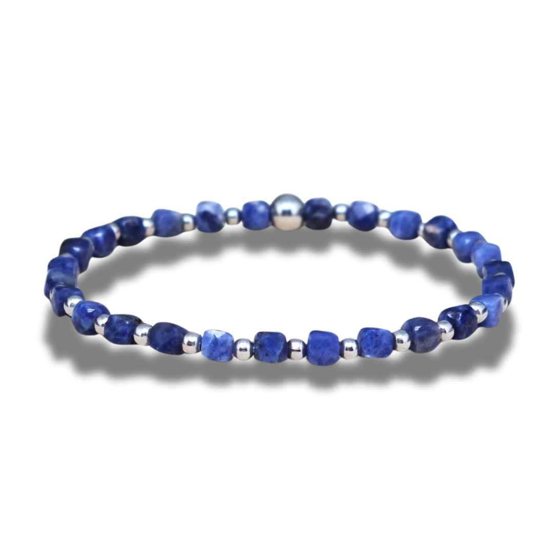 Bracelet en Sodalite 4mm