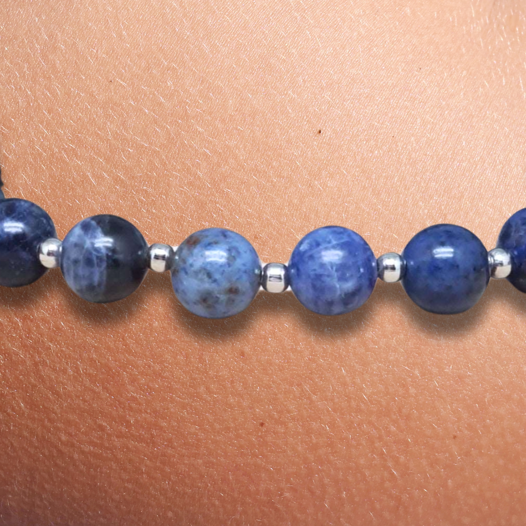 Bracelet en Sodalite 8mm - ENAE Minéraux