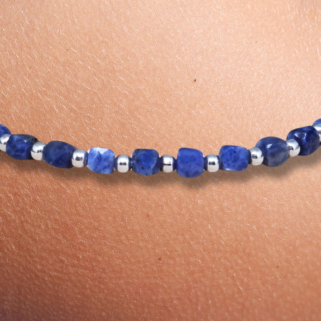 Bracelet en Sodalite 4mm - ENAE Minéraux